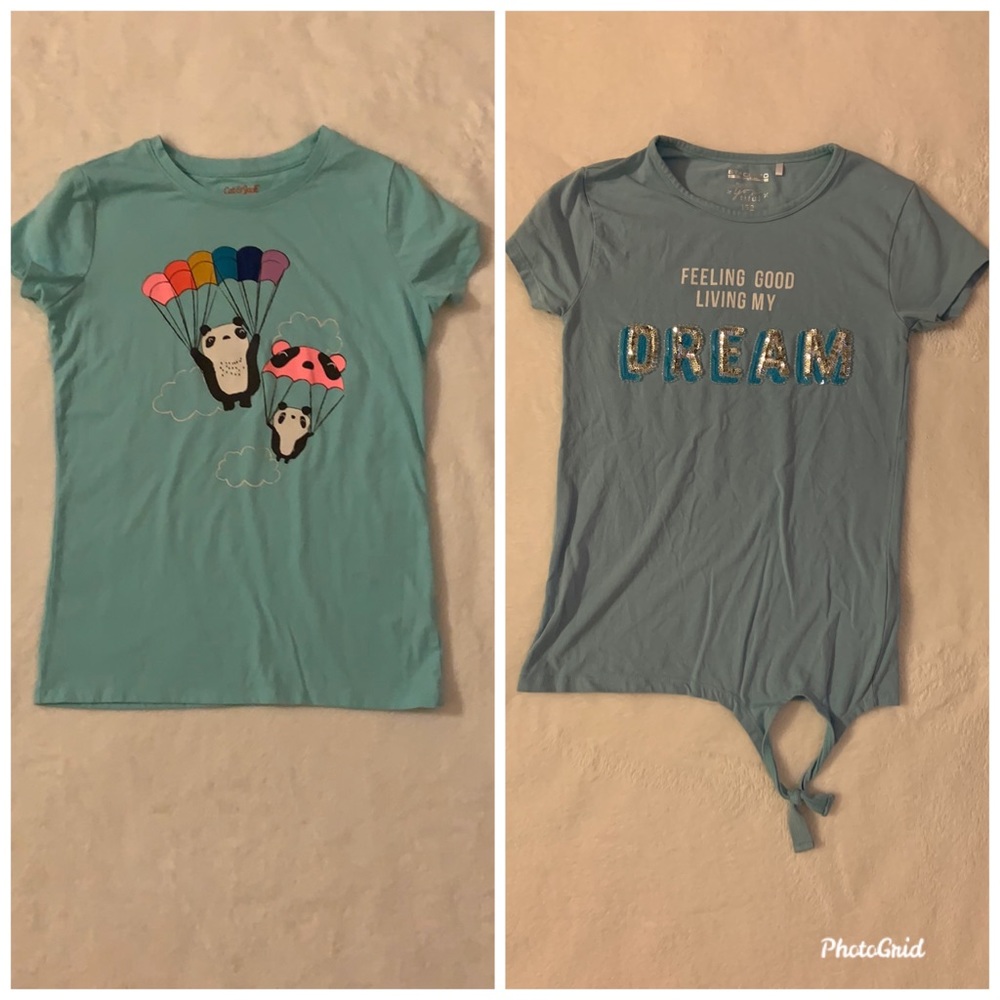 Bundle- 2 girls shirts size 10-12